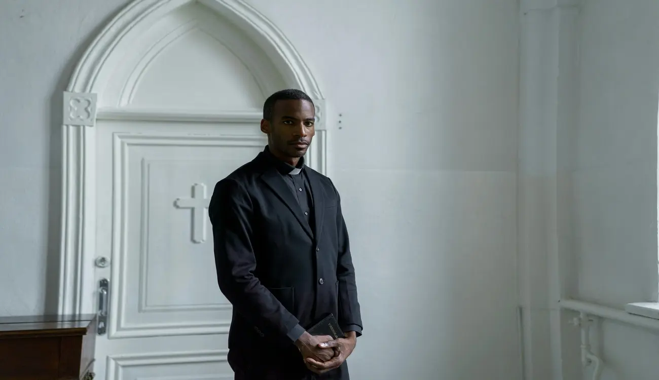 One Black Christian preacher